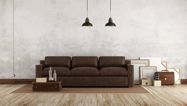 Retro living room — Stock Photo, Image