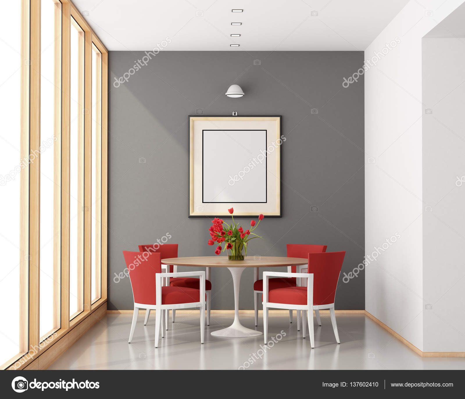 Comedor minimalista — Fotos de Stock © archideaphoto #137602410 Comedor minimalista — Fotos de Stock © archideaphoto #137602410