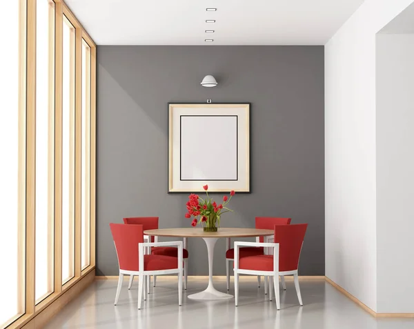 Sala de jantar minimalista — Fotografia de Stock