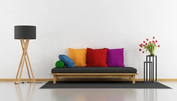 Renkli modern oturma odası — Stok fotoğraf