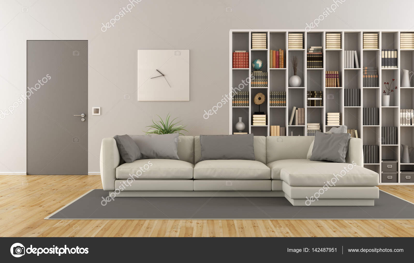 Salotto contemporaneo — foto stock © archideaphoto #142487951 Salotto contemporaneo