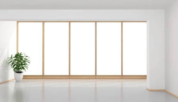 Leerer minimalistischer Raum — Stockfoto