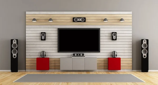 Home-cinema systeem — Stockfoto