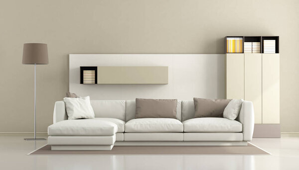 Минималистская гостиная
