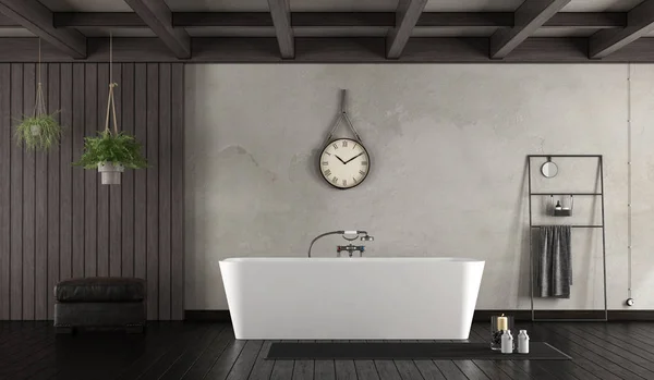 Banheiro em estilo rústico — Fotografia de Stock