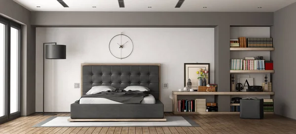 Dormitorio principal moderno — Foto de Stock