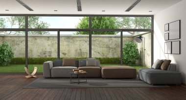 Büyük minimalist salon