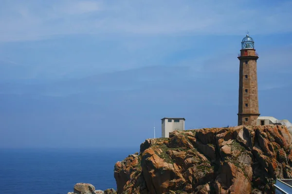 Világítótorony a costa da morte, Spanyolország — Stock Fotó