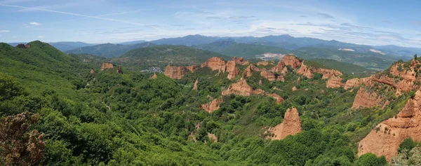 Goldmines las medulas в Испании — стоковое фото