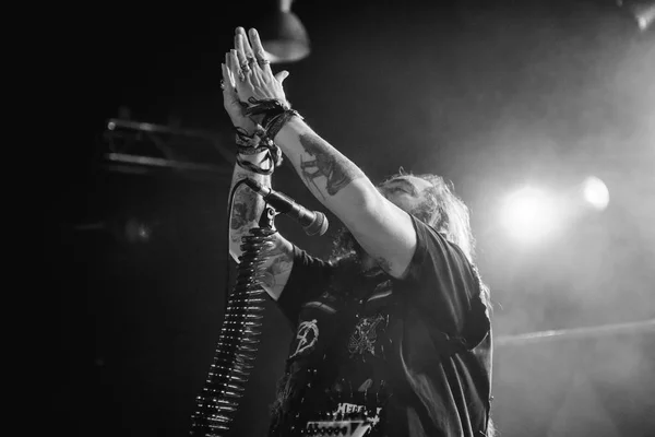 Max a zakládající člen skupiny Sepultura Live Show — Stock fotografie