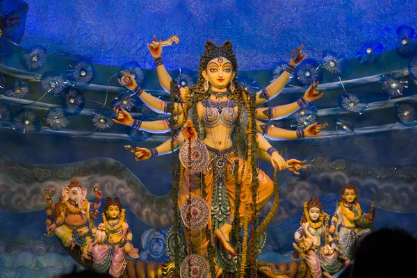 Durga Puja Projekt Wakacyjny Kalkuta Indie — Zdjęcie stockowe