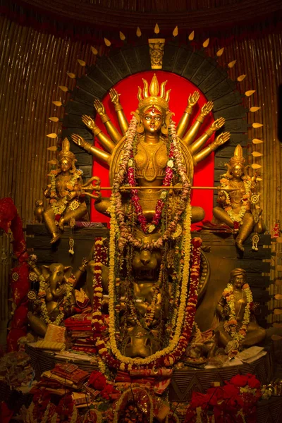 Durga Puja Tatil Tasarımı Kolkata Hindistan — Stok fotoğraf