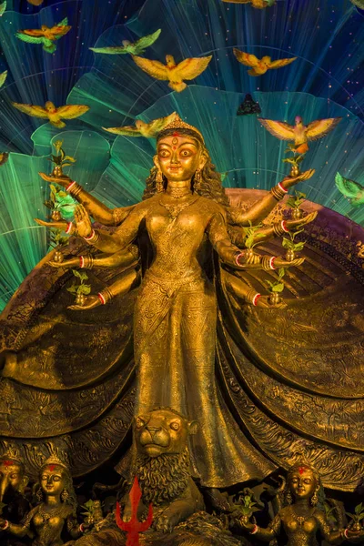 Durga Puja Projekt Wakacyjny Kalkuta Indie — Zdjęcie stockowe