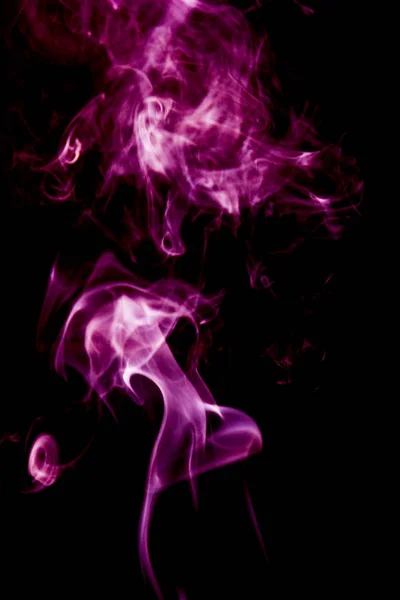 Abstract Smoke Black Background — Stock Photo, Image