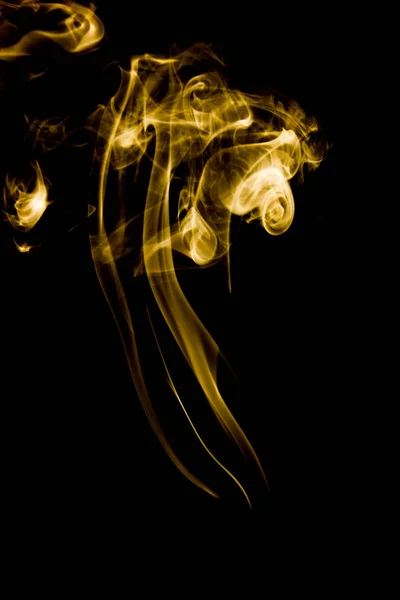 Abstract Smoke Black Background — Stock Photo, Image