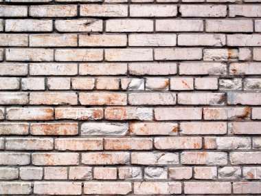 Beyaz tuğla duvar dokusu veya arkaplan