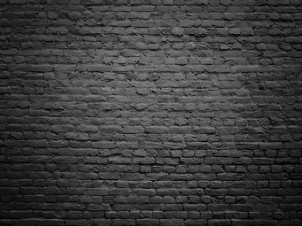Текстура чорної цегляної стіни, темний фон для дизайну — стокове фото