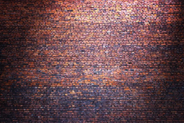 Brick wall street achtergrond voor design, de textuur van de oude brickwor — Stockfoto