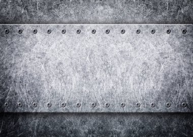 Tasarım, arka plan olarak demir doku için metal şablon