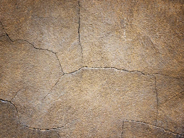 Dark background, brown texture of wall with cracks — Stock Photo, Image