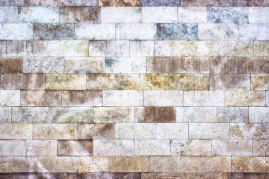 Taş bloklar gri duvar, tuğla doku ışık arka plan olarak