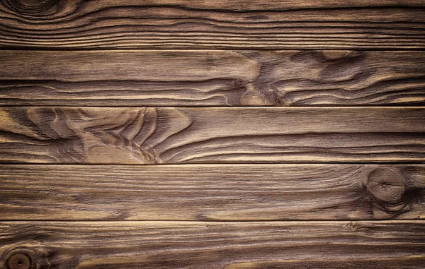 Página inteira de textura de placa de piso de madeira escura manchada, angustiada — Fotografia de Stock