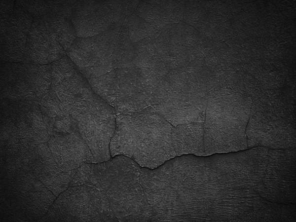 Grunge vakolat, cement és beton fal textúra fekete színű — Stock Fotó