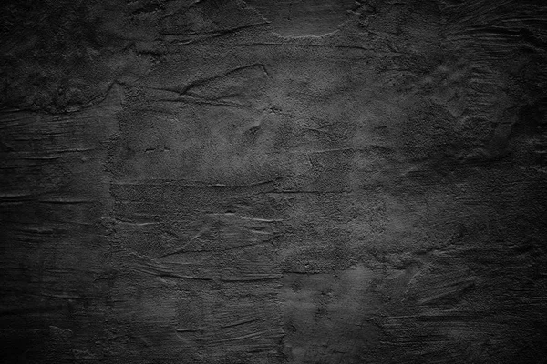 Mur abstrait noir, texture mastic foncé comme fond — Photo