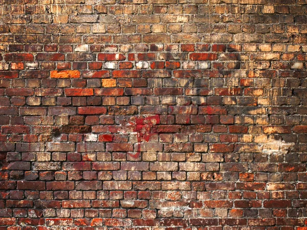Tasarım için arka plan dokusu eski grunge tuğla duvar — Stok fotoğraf