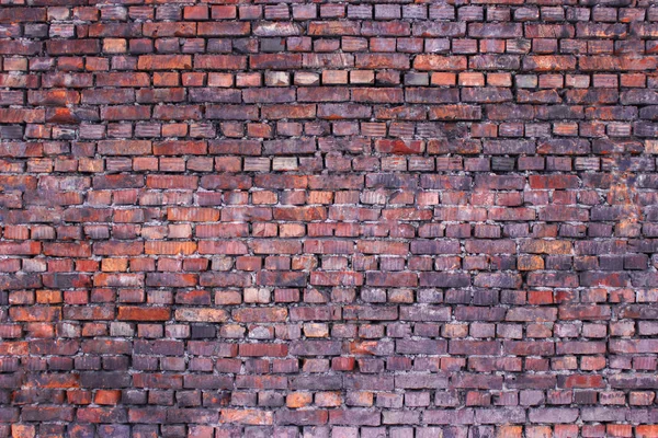 Oude bakstenen muur, retro achtergrond textuur metselwerk — Stockfoto