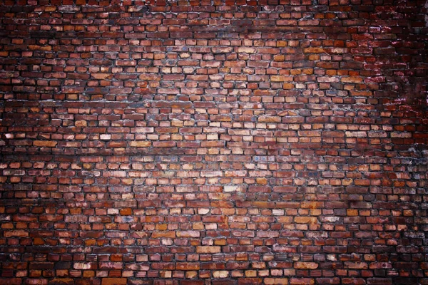 Vieux mur de briques, fond rétro texture maçonnerie — Photo