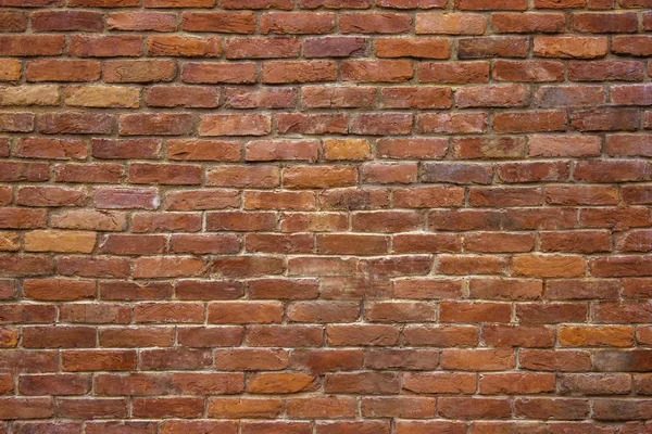 Ladrillo viejo, la pared de fondo de bloques rojos —  Fotos de Stock