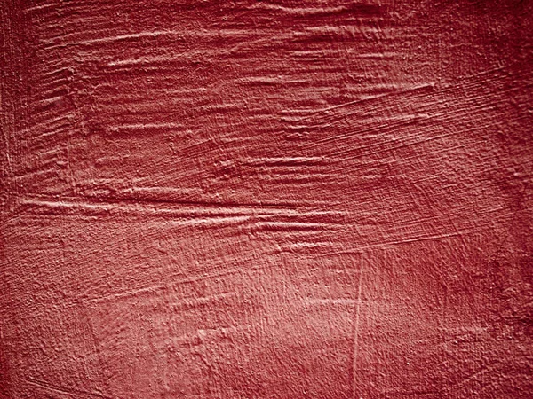 Texture di sfondo parete intonaco rosso — Foto Stock