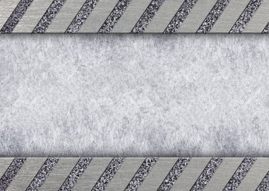 Metal doku büyük tarafsız arka plan, düz yüzey 3d fırça