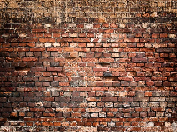 Old grunge brick wall background texture for design — Stock Photo, Image