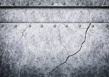 Çelik metal plakalar ile sorunsuz arka plan, 3d, illustra perçin