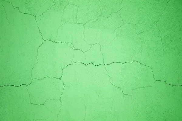 Textura de parede de concreto verde, cimento pintado, close-up — Fotografia de Stock