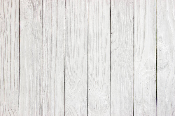 White wood plank as texture and background