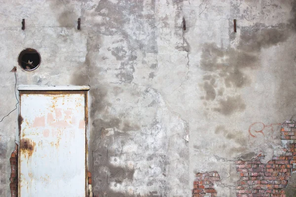 Beton doku gri duvar kapı arka plan çimento yüzeyi ile