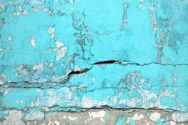 texture urban wall turquoise color, concrete structure closeup a