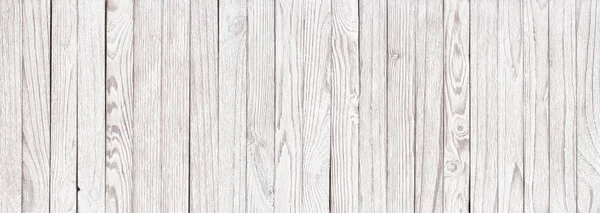 Panoramischen Hintergrund aus weißem Holz Textur, helle Planken als wa — Stockfoto
