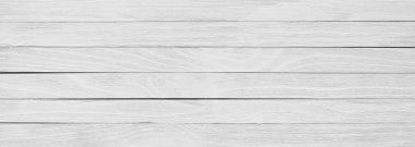 White wooden board, panoramic view of table or floor clipart