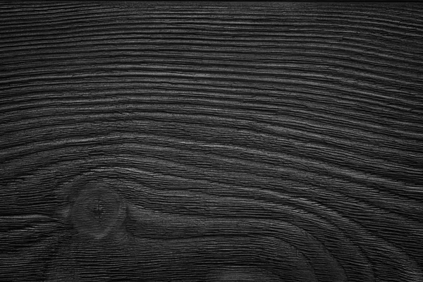 Plateau en bois noir, dessus de table, surface du sol ou hachage, noir wo — Photo