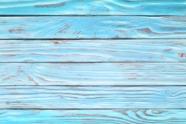 Akuamarin ahşap plakalar, soluk ahşap yüzey rustik mavi masa w