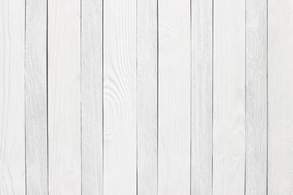 质朴的木材纹理白色，空木桌作为背景 — 图库照片