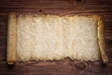 Eski kağıt el yazması masaya, antika arka plan metin için
