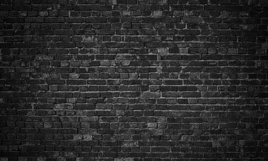 siyah tuğla duvar, tuğla arka plan tasarımı için