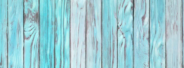 Аквамаринні дерев'яні дошки, зів'яла дерев'яна поверхня сільський синій стіл w — стокове фото