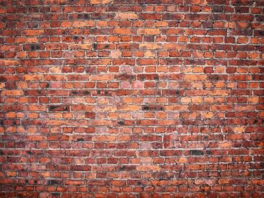 vintage tarzı, tuğla arka plan kırmızı tuğla duvar