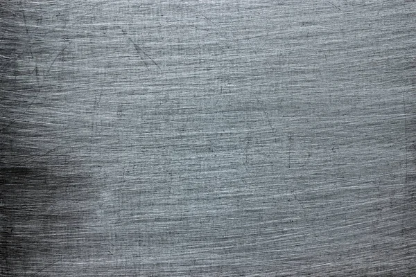 Brudne mettalic tło z zadrapania, tekstura żelaza z pędzlami — Zdjęcie stockowe